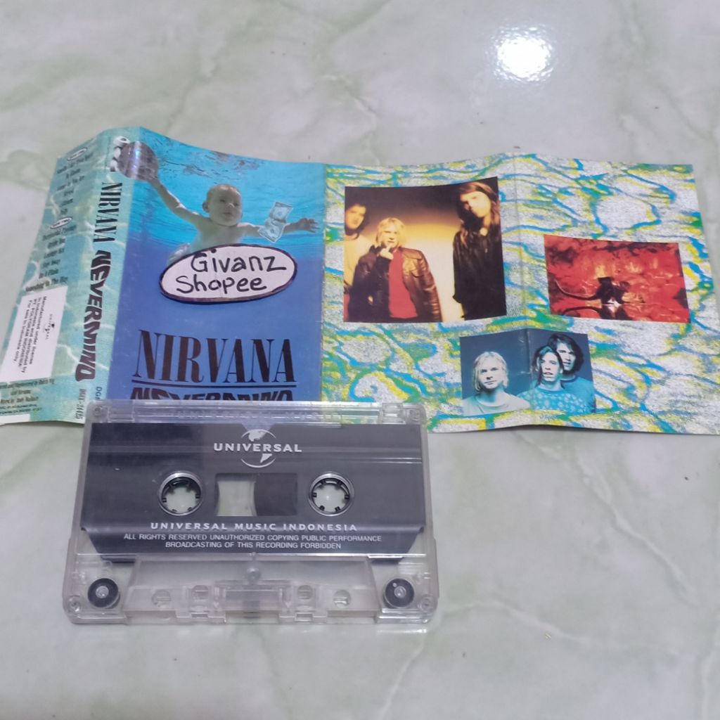 kaset pita Nirvana - Nevermind
