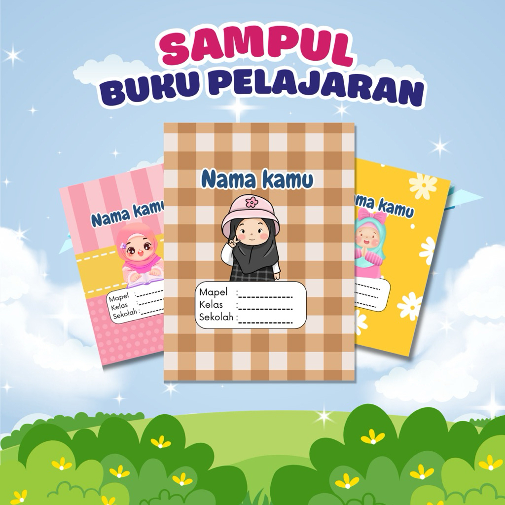 

Sampul Buku Custom Part 3 - Isi 10 pcs Cover buku Sampul buku Kecil Standart Sidu sampul cover buku tulis siswa sekolah kelas TK SD SMP SMA