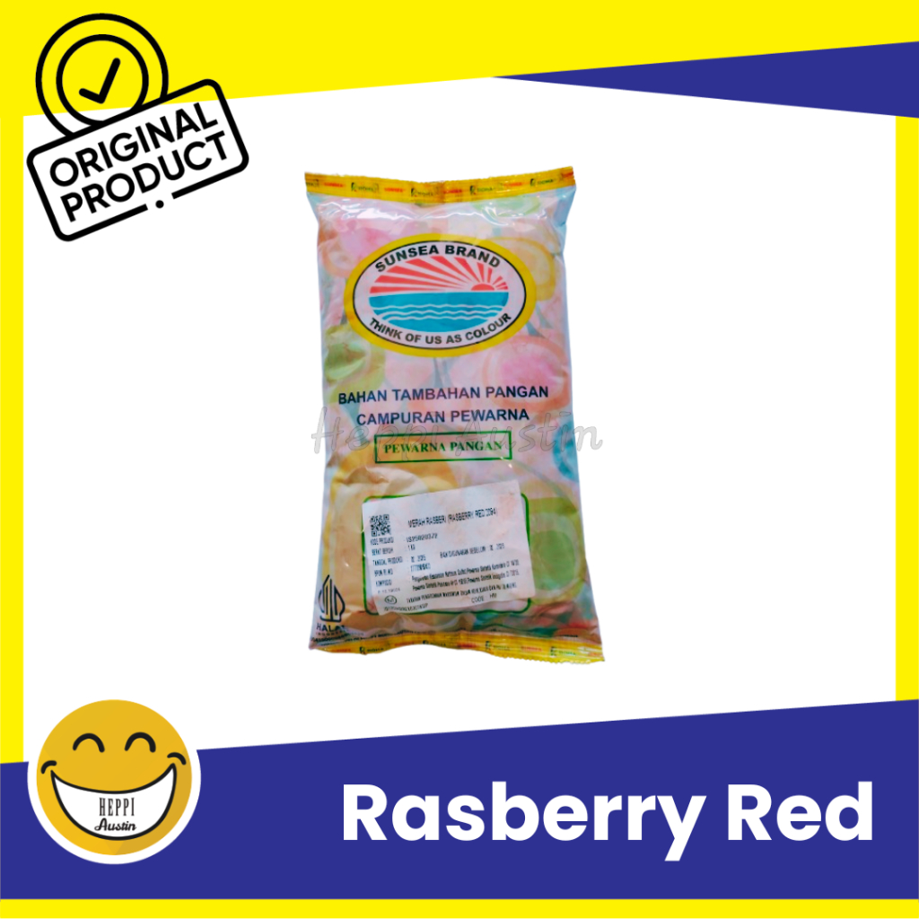 

Pewarna Makanan Merah Rasberi Rasberry Red Sunsea 2094 1KG