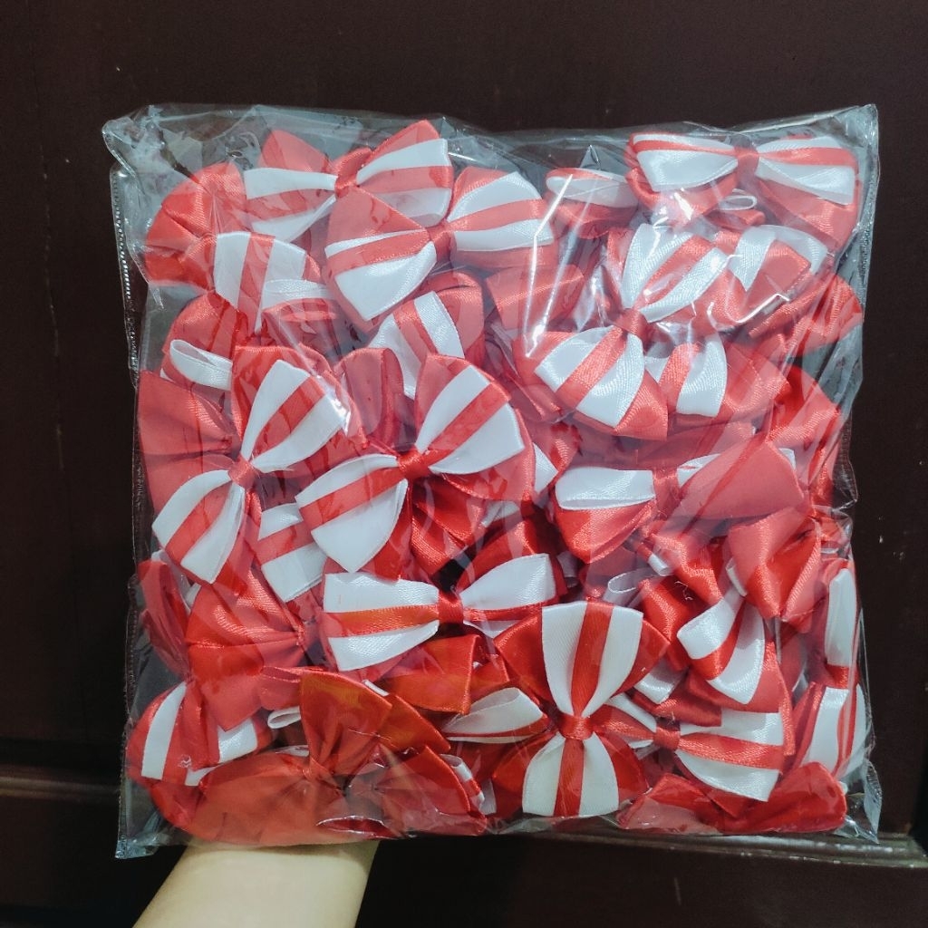 

Grosir pita merah putih 72pc (No jepit)