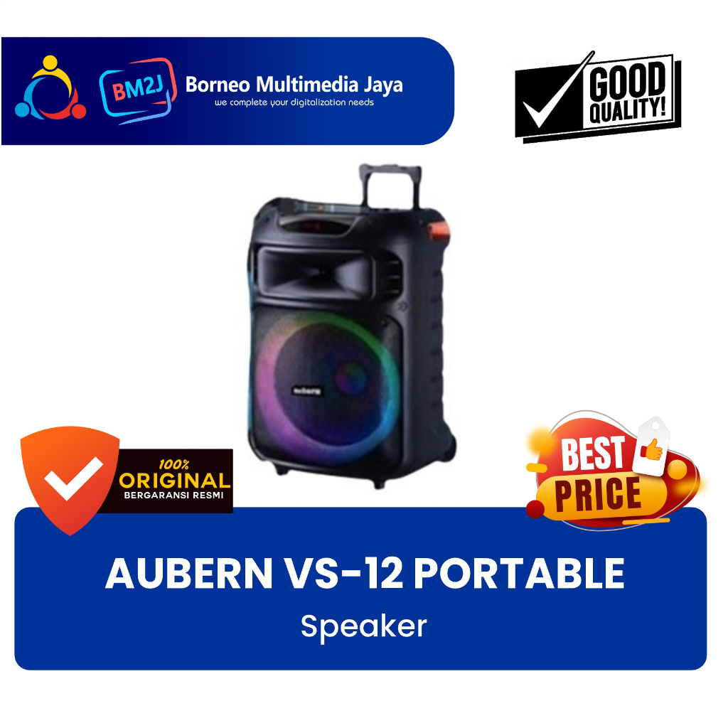 Aubern Professional Portable Speaker System VS12 / VS 12 / VS-12 Bluetooth