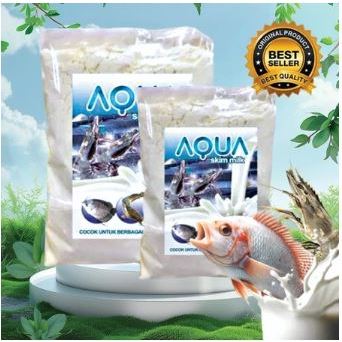 AQUA MILK 1 KG - Susu Skim Campuran Pakan Udang Gurame Lele Belut Untuk Tambak Perikanan Tambak Udan