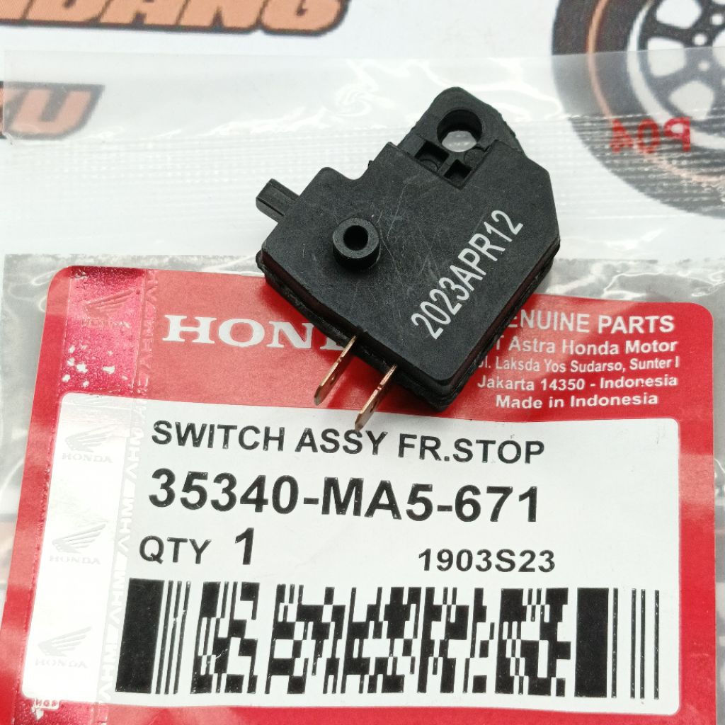 35340-MA5-671 SWIT SWITCH REM DEPAN SUPRA ori