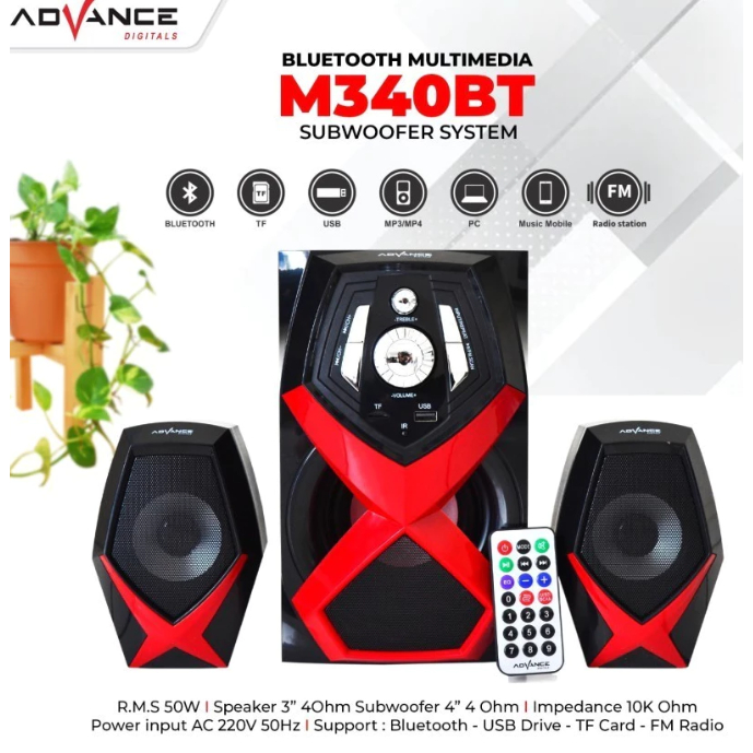 ADVANCE MULTIMEDIA SUBWOOFER SYSTEM M 340BT