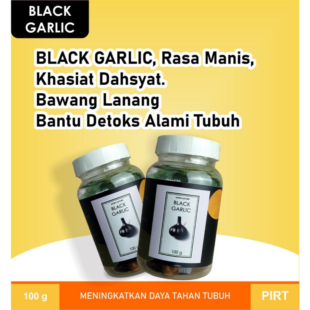 

Shopa Nature Black Garlic Khasiat Dahsyat Bawang Lanang Pertanian Detok Alami Tubuh