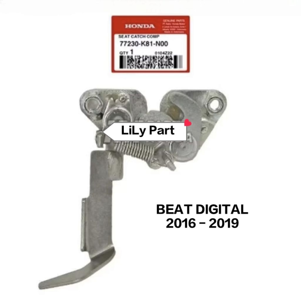 77230-K81-N00 Lawan kunci sadel BEAT DIGIGAL 2016 - 2019