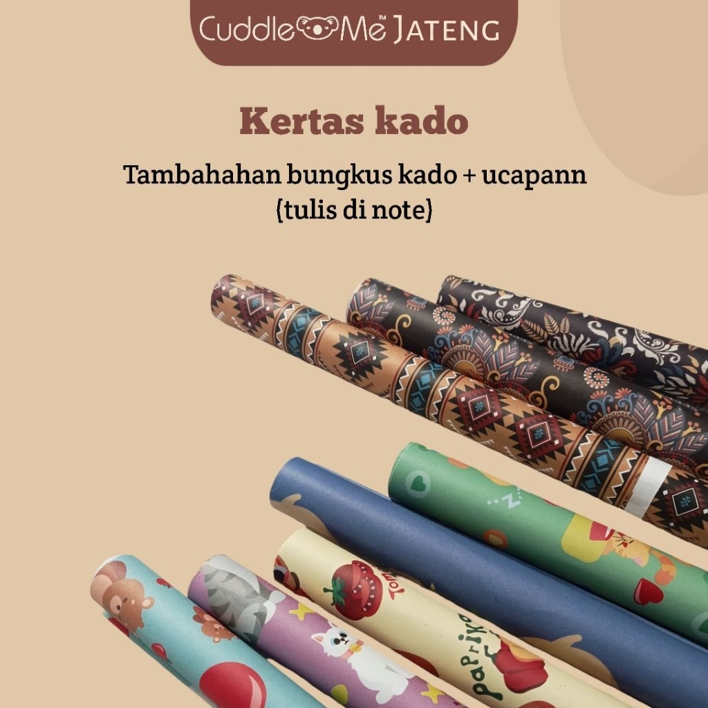 

Tambahan Bungkus Kado dan Ucapan