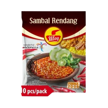 

Finna Uleg Sambal Rendang 10 Sachet x 18 Gr