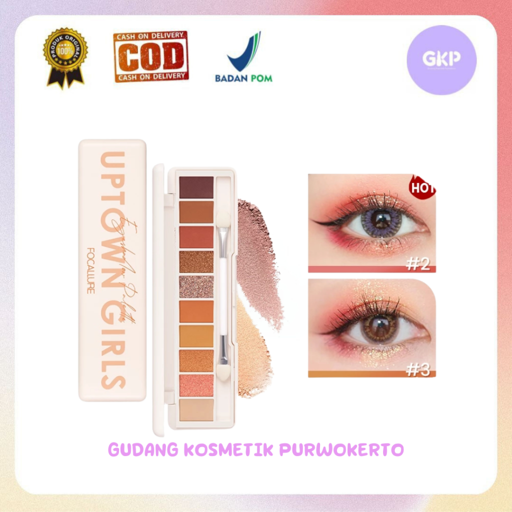 Focallure 10 Color Eyeshadow Palette