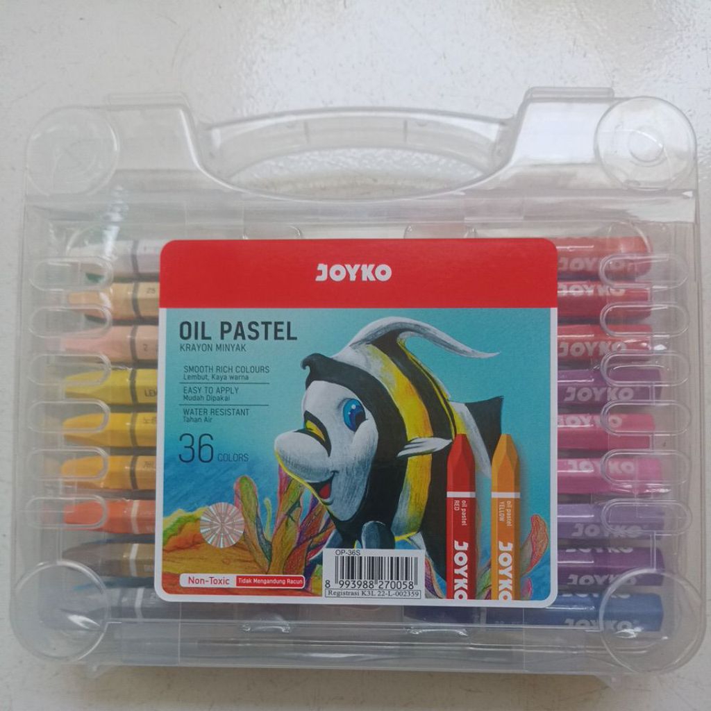 

crayon 36warna merk joyko.