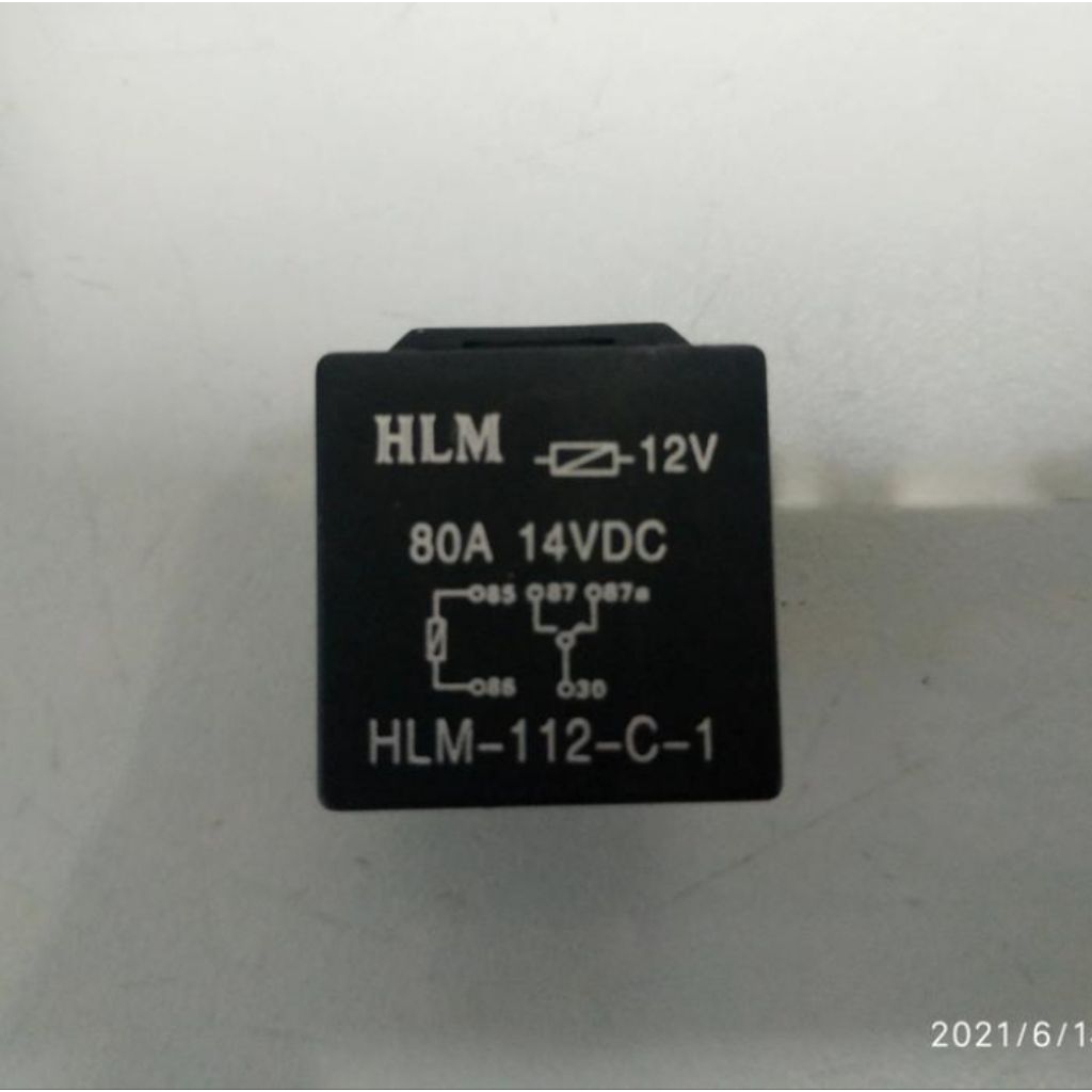 Relay Kaki 5 HLM 12V 80A 87a - relay pemutus