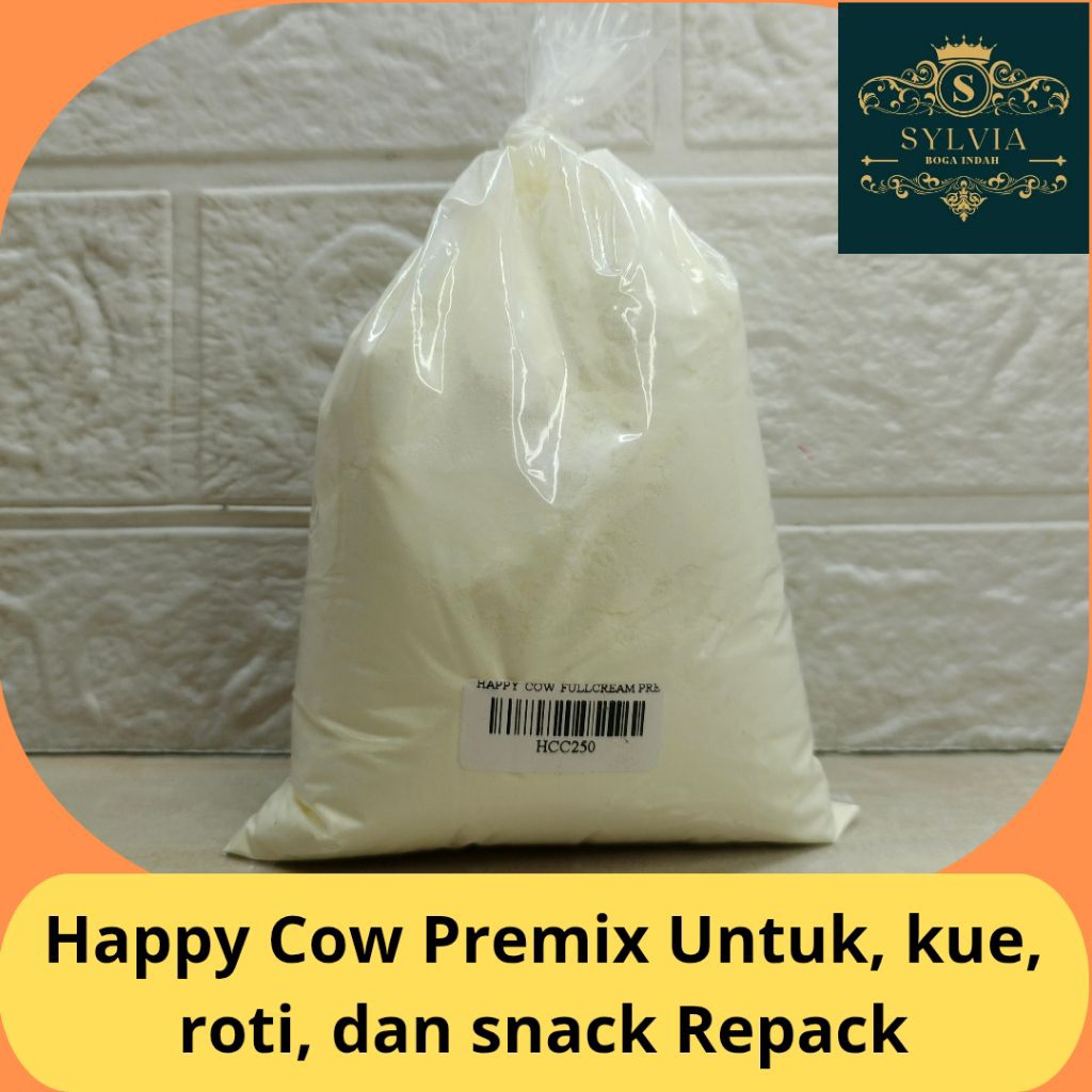 

Happy Cow Premix untuk cake, roti, snack 250 gr, 500 gr Repack