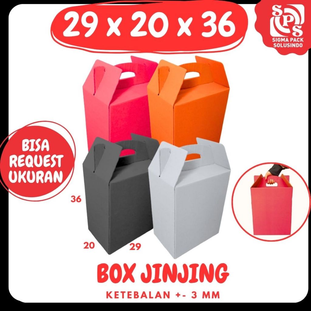 

Kardus Jinjing 29x20x36 Gable Box Dus Parcel Packing Buah Hampers Kemasan Idul fitri Zigma Shop