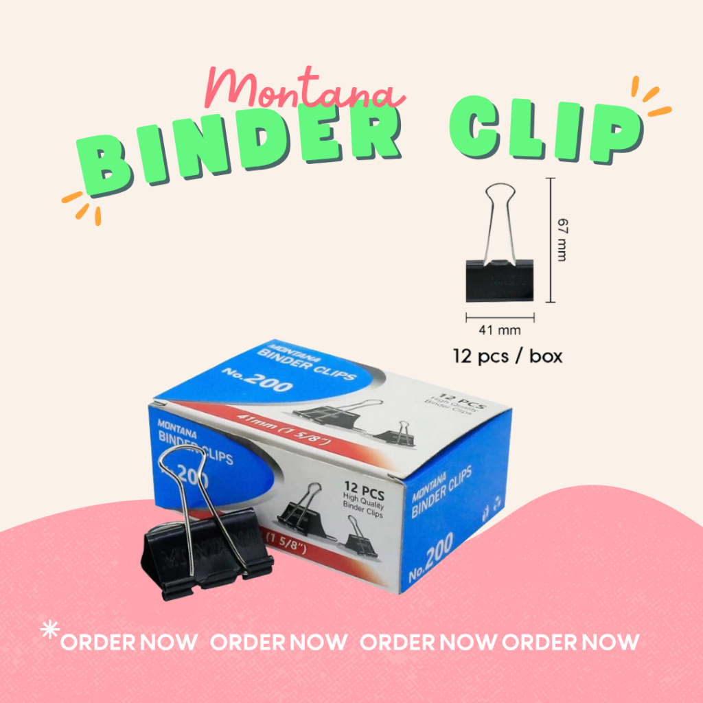 

Binder Clip 155 / Binder Klip No 155 / Klip Penjepit Kertas