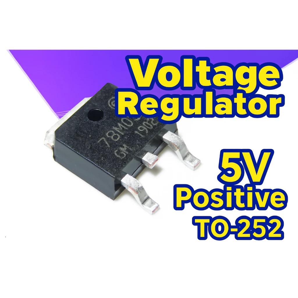 IC Chip Voltage REGULATOR SMD 7805 78M05 5V TO252 DPACK D-PACK Komponen Elektronik DIY PCB