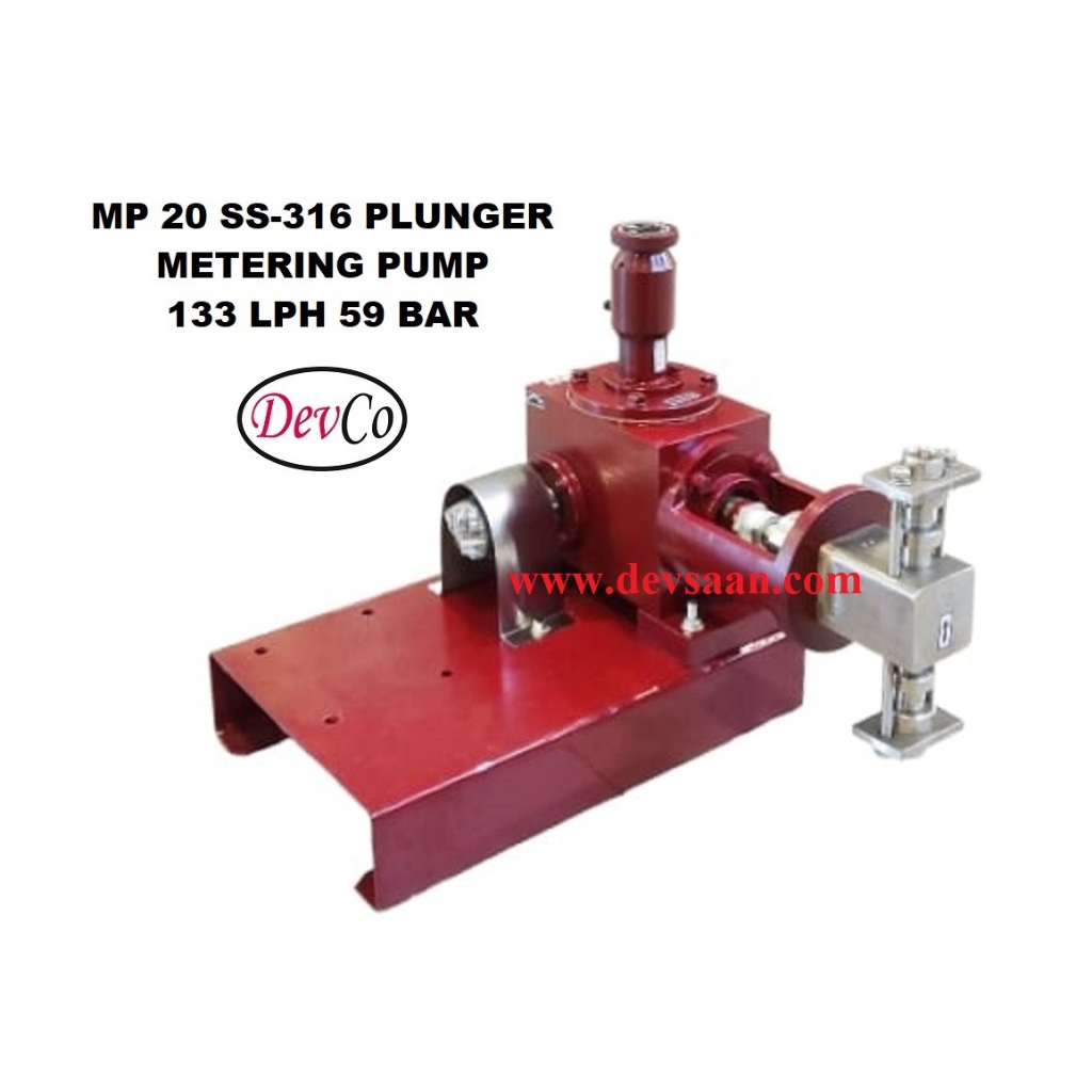 Pompa Dosing MP213359 SS-316 Plunger Metering Pump 133 LPH 59 Bar - DSMP21335928