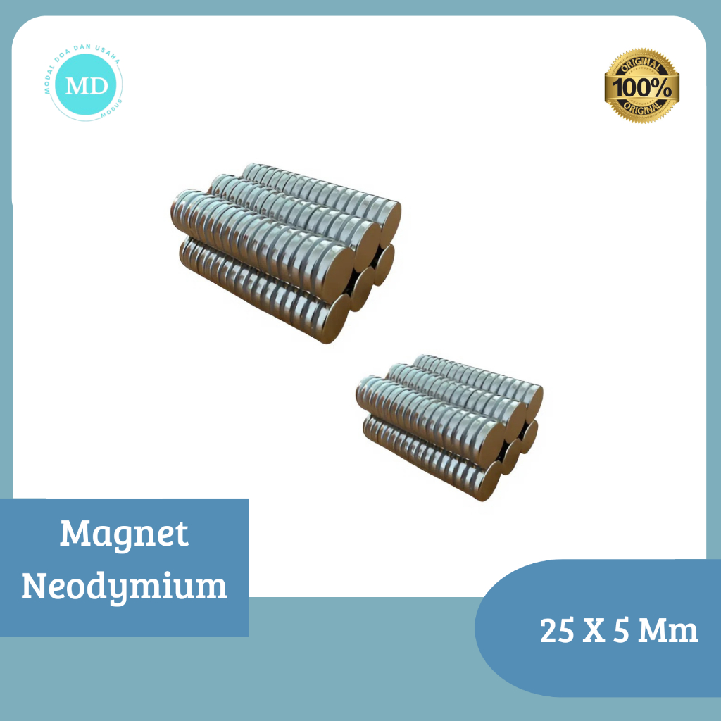 Magnet Neodymium Bulat 25x5mm / Magnet Neodymium 25x5 Bulat