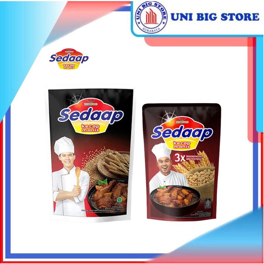 

Sedaap SEDAP Kecap Manis Pouch 550 ml / 700 gr Refill Sachet