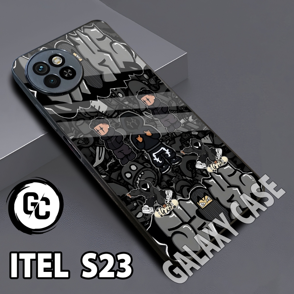 Softcase glossy ITEL S23/Case ITEL S23 Cowok/case ITEL S23 glitter/casing ITEL S23/case HP ITEL S23