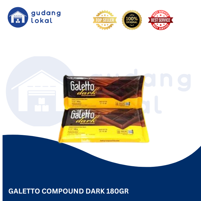 

GALETTO DARK COMPOUND COKELAT 180GR