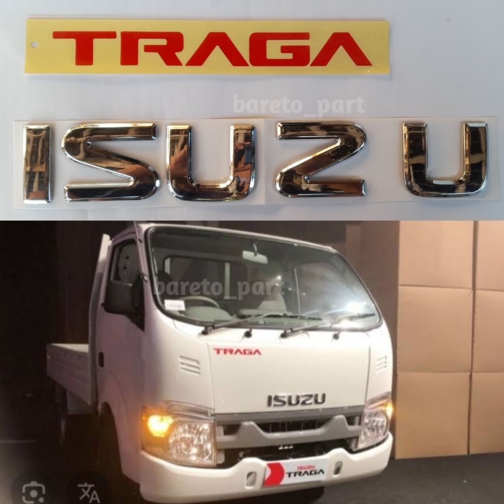 Emblem isuzu traga / emblem isuzu / emblem tulisan isuzu / stiker traga