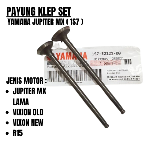 KLEP SET VIXION 1S7 BERKUALITAS ORIGINAL