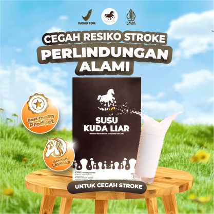 

SumbaGold Susu Kuda Liar Original Atasi Gejala Stroke Ringan dan Bantu Pemulihan Tubuh dari Stroke Secara Alami Atasi Kebas dan Kesemutan Berlebih
