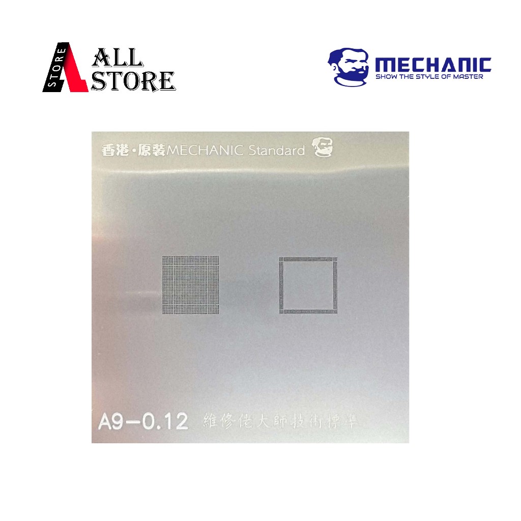 MECHANIC CETAKAN IC FOR IPHONE CPU A9 LUBANG KOTAK BAHAN JEPANG - CETAKAN IC UNTUK IPHONE CPU A9 MEC