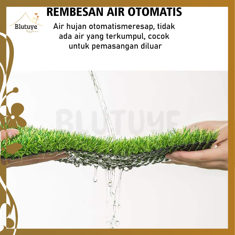 Karpet Rumput Sintetis Swiss Rumput Hijau Artificial, Rumput Golf Socker, Artificial Import