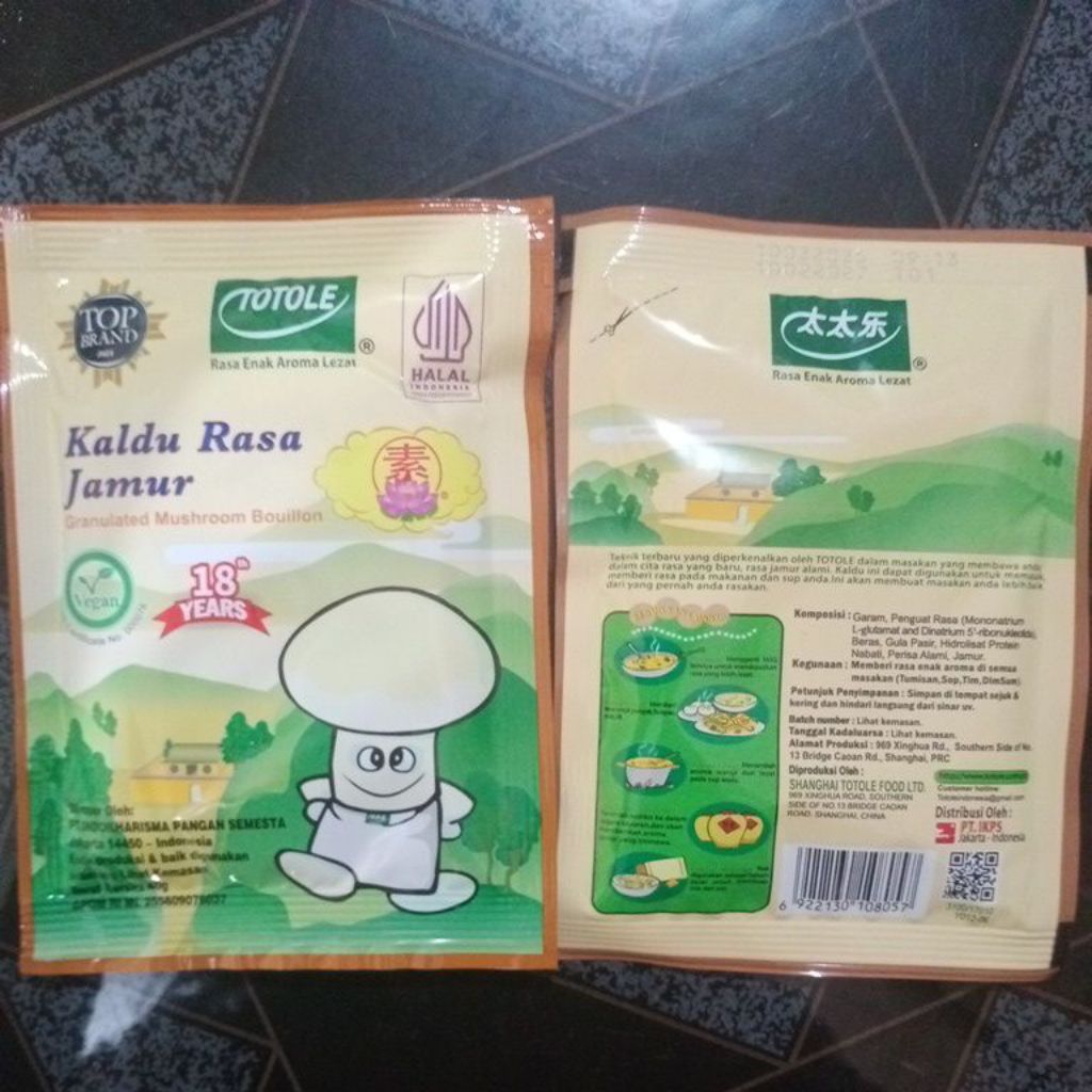 

totole 40gr / kaldu rasa jamur totole