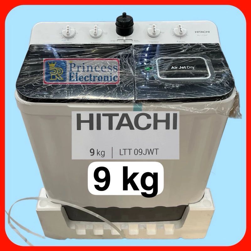 HITACHI Mesin Cuci 2 Tabung 9Kg LTT09JWT