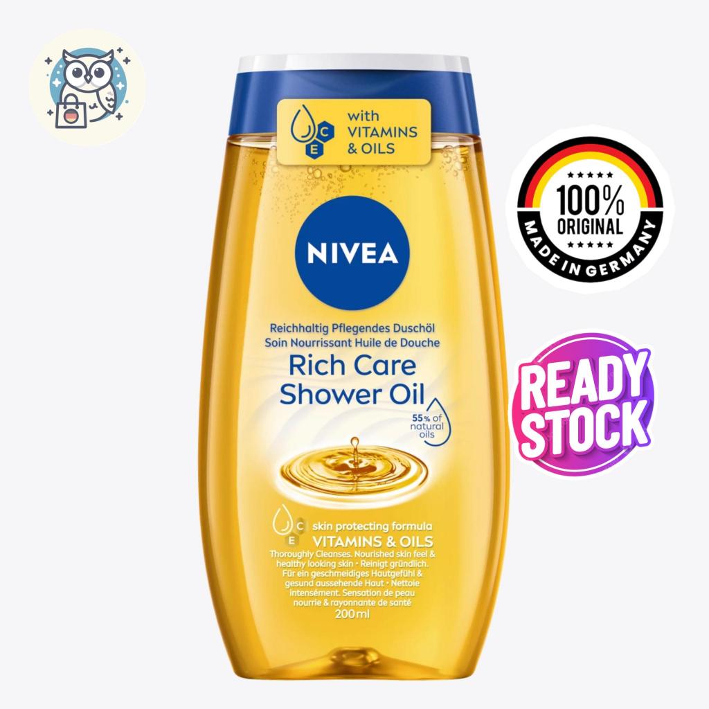 Nivea Shower Oil | Bath Oil | Dusch Ol - 200ml
