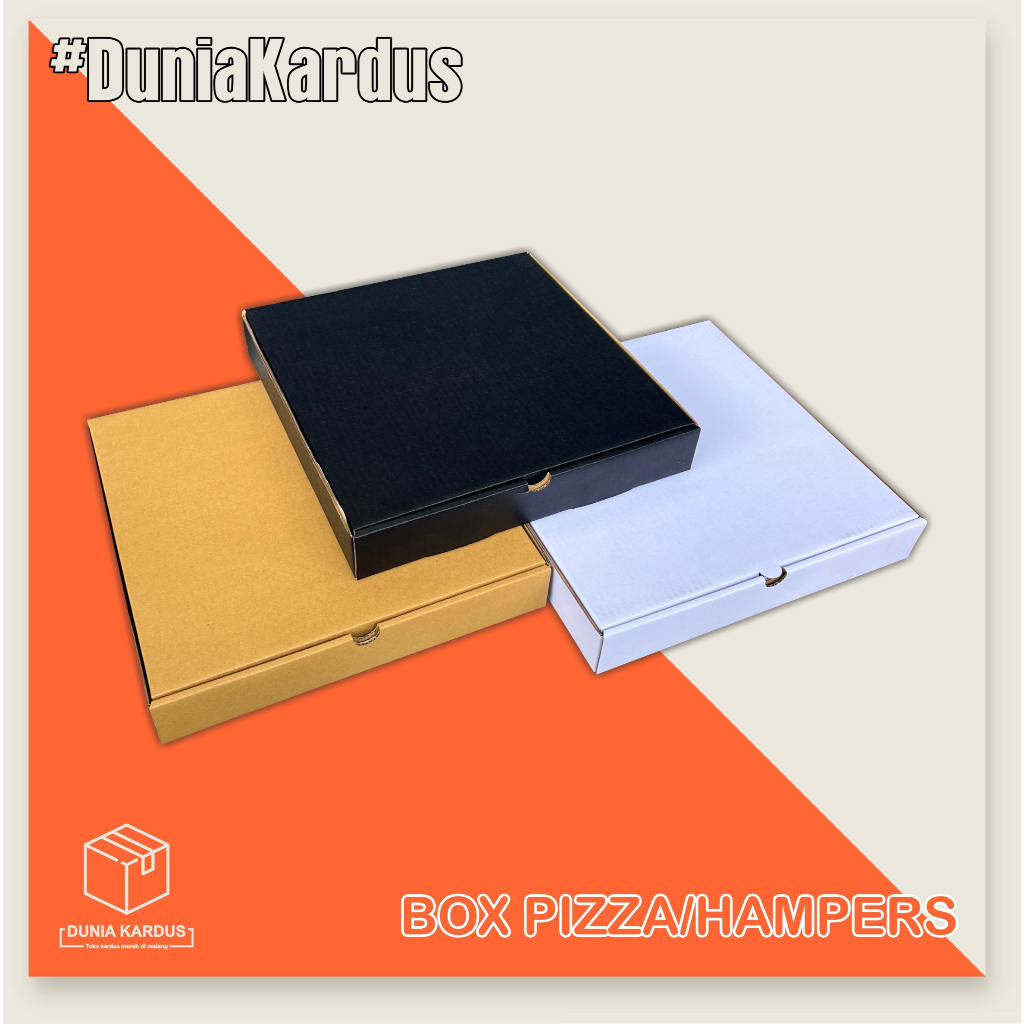 

Box Pizza/hampers 31x31x5 cm | PIZZA POLOS | BOX HAMPERS | BOX PACKING | BOX KADO | BOX PIZZA | BOX SOUVENIR |KEMASAN
