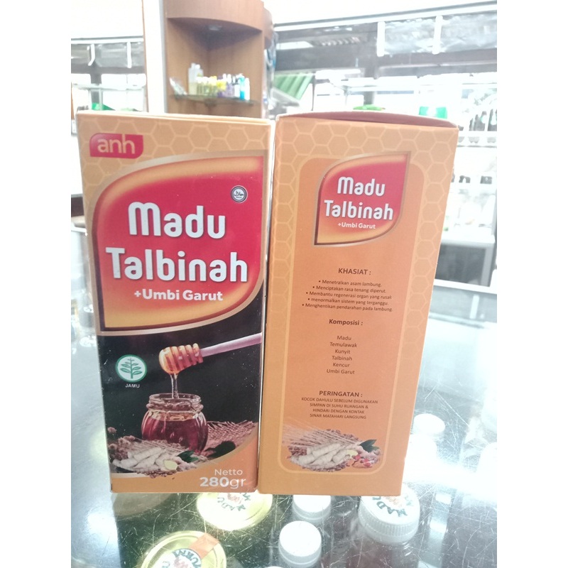 

MADU TALBINAH + UMBI GARUT & rimbang alami untuk mengatasi keluhan lambung 280 gr