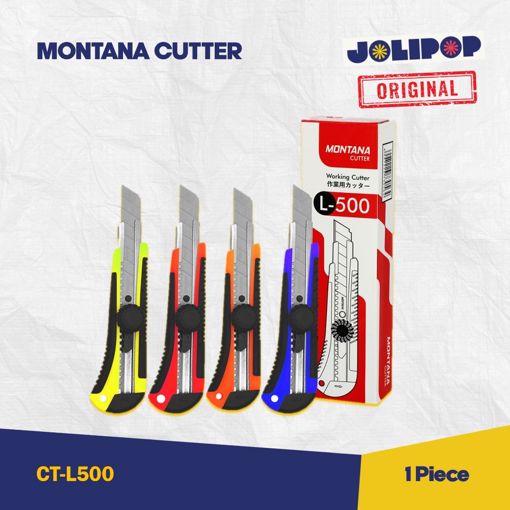 

Montana Cutter CT-L500 / Cutter Besar / Pisau Cutter Besar / Cutter Tajam