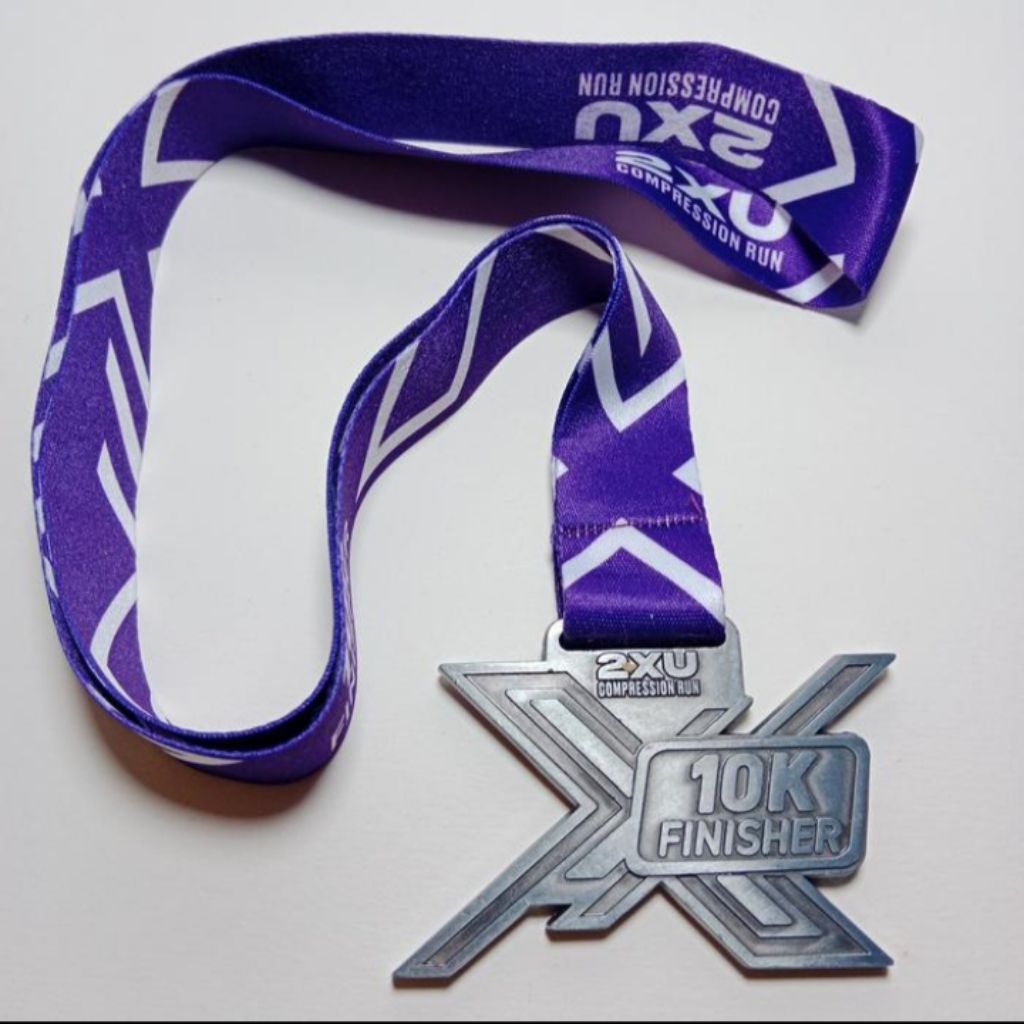 2XU Compression Run 10K Finisher Medals/Medalion/Medali/Penghargaan