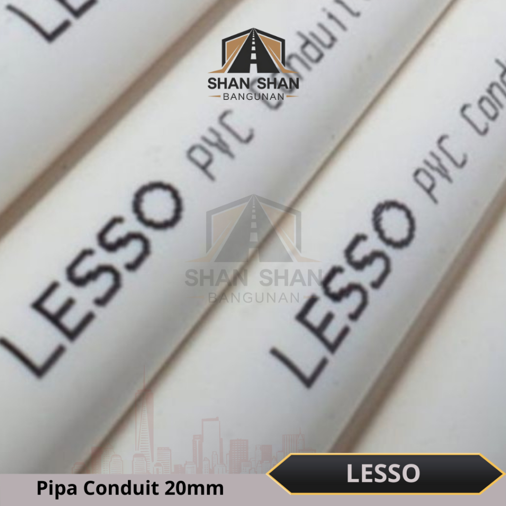 Pipa Conduit / Pipa Listrik / Pipa Konduit Listrik High Impact Lesso 20mm