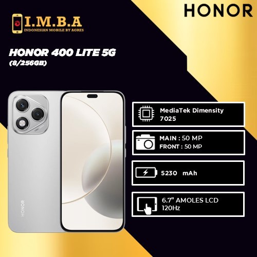 HONOR 400 LITE 5G 8GB 256GB GARANSI RESMI HONOR INDONESIA