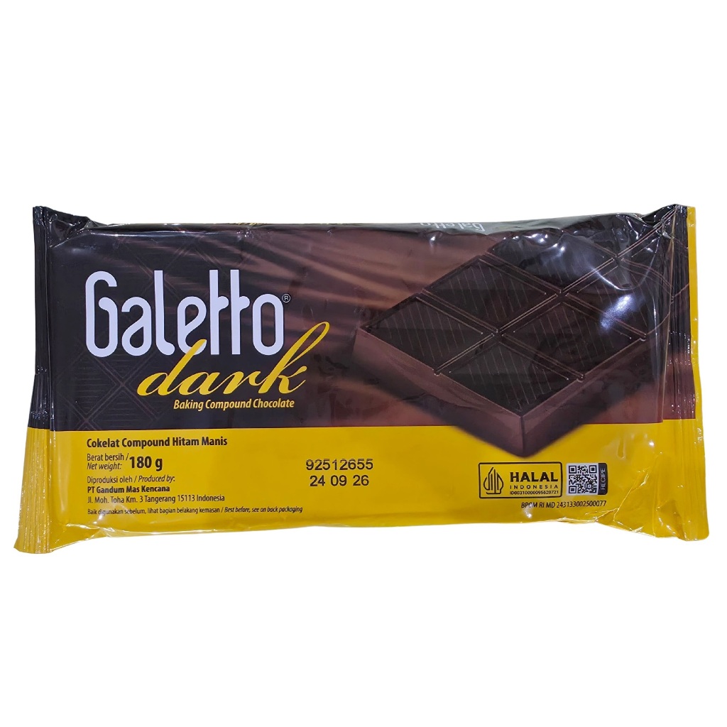 

Galetto Dark Chocolate Compound 180gr