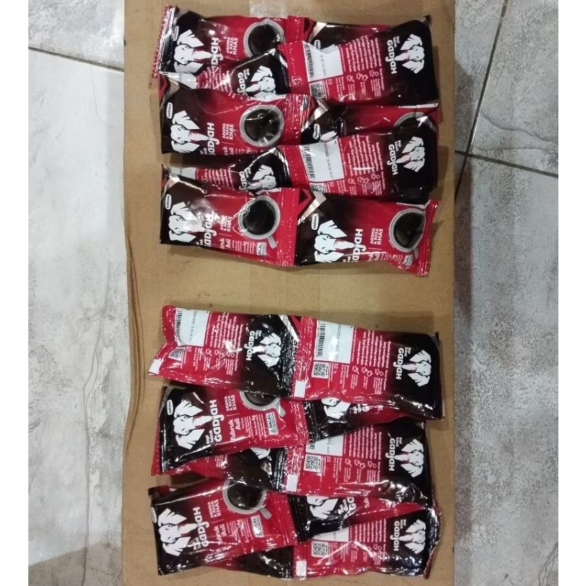 

Kopi Bubuk Tubruk Gadjah Asli Mini rtg (1rtg isi 10 sachet) Coffee