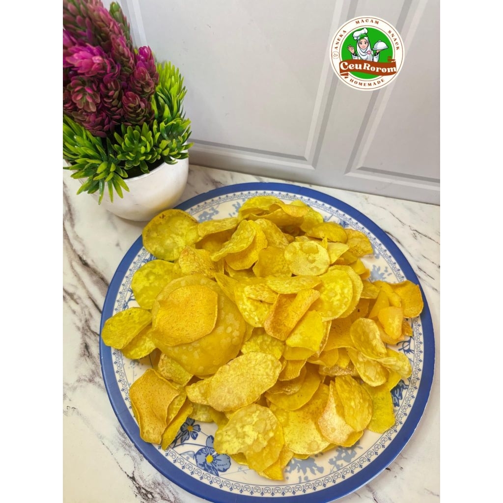 

Keripik Talas Gurih dan Renyah 200gr - CEU ROROM