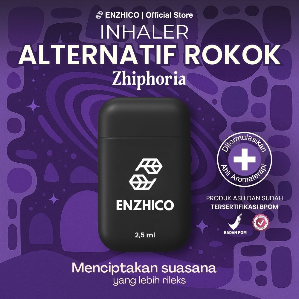

ENZHICO ZHIPHORIA Inhaler Pengganti Rokkok Aromaterapi Atasi Marah Tertekan Agresif Lelah Lemah Gangguan