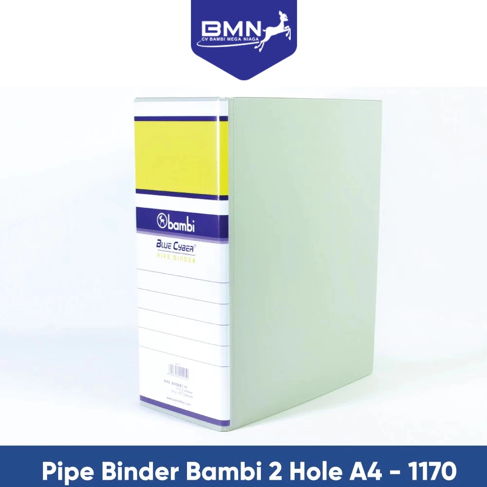 

Bambi Pipe Binder A4 EXTRA JUMBO SIZE 100 mm With Full Spine 4 Colour Labels 1170