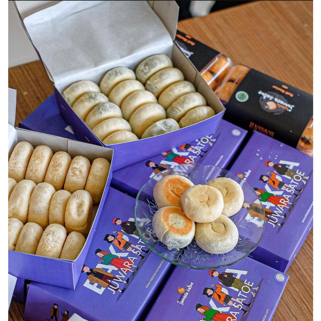 

Bakpia Juwara Satoe Original - Bakpia Basah Kacang Hijau Isi 15 Khas Jogja Free Vakum