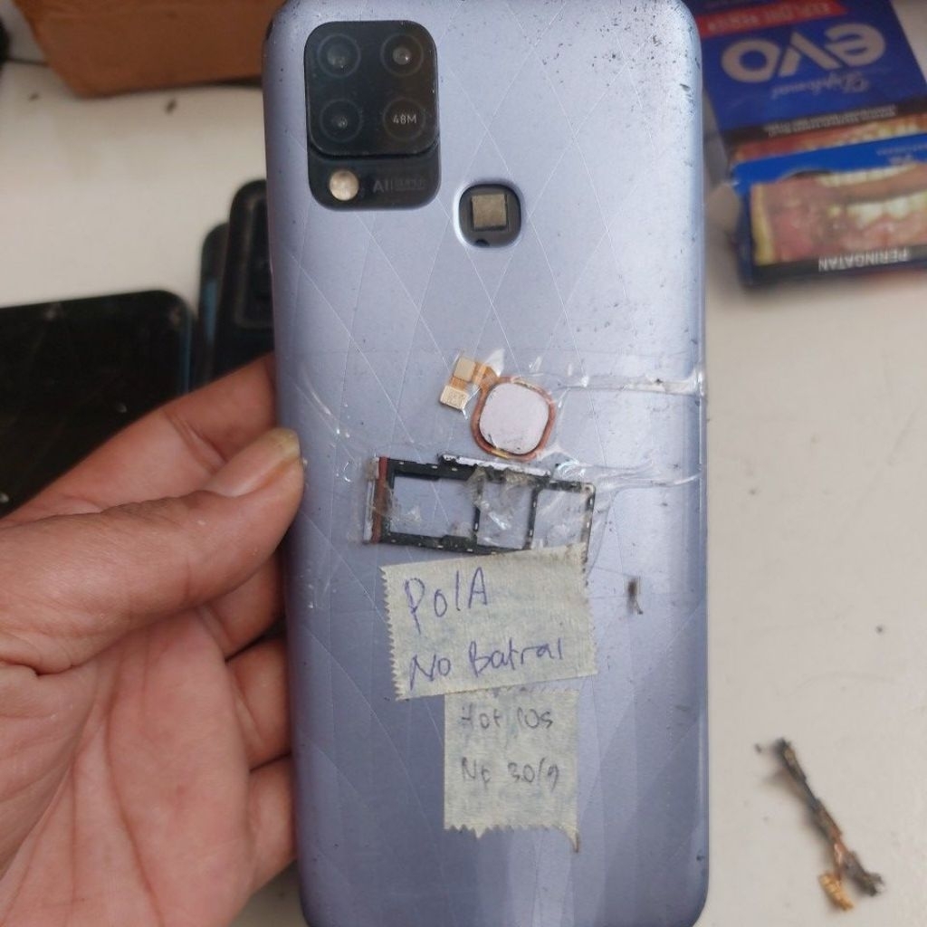 infinix hot 10s  minus lcd, Baca deskripsi 