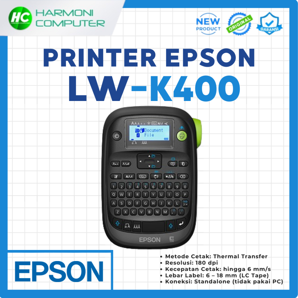 

PRINTER EPSON LABELWORKS LW-K400
