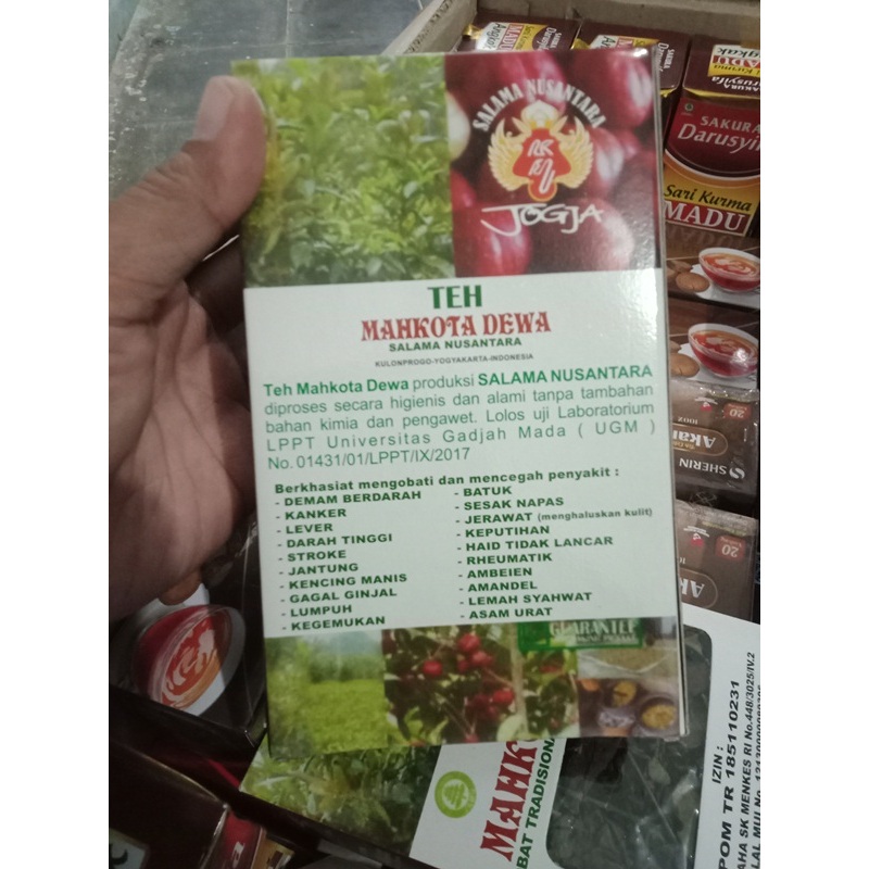 

TEH MAHKOTA DEWA untuk bermacam penyakit