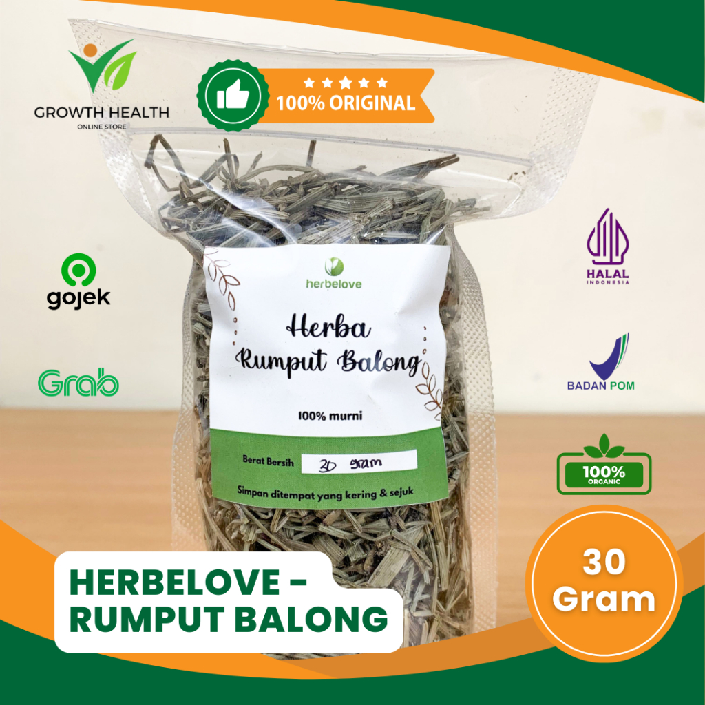

HERBELOVE – HERBA RUMPUT BALONG KERING 100% MURNI 30 GRAM