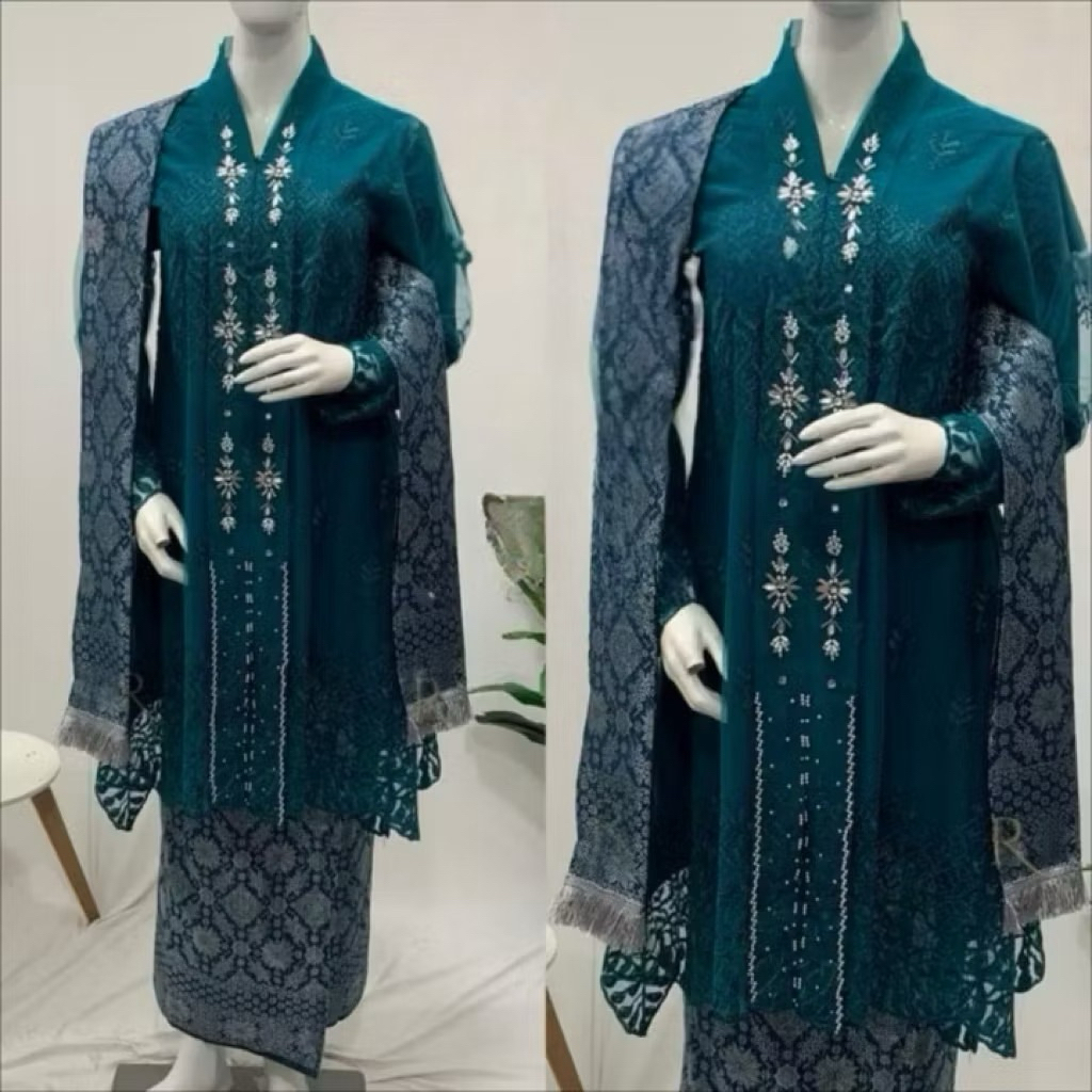 SETELAN FLOY KARTINI PAYET SELENDANG || FLOY KARTINI || KEBAYA MODERN || KEBAYA TUNIK || KEBAYA KEKI