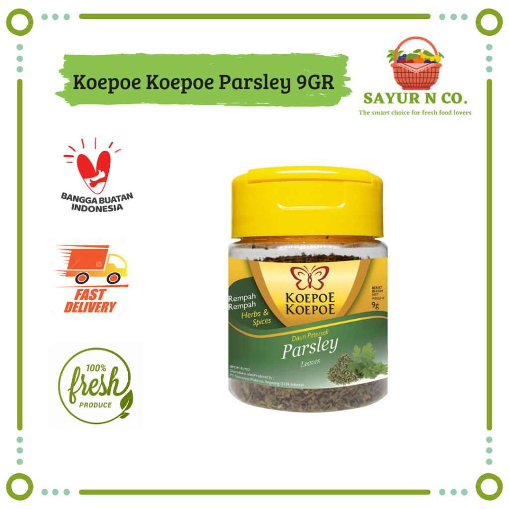 

KOEPOE KOEPOE Parsley Kering 9 gr | Sayur N Co Bekasi